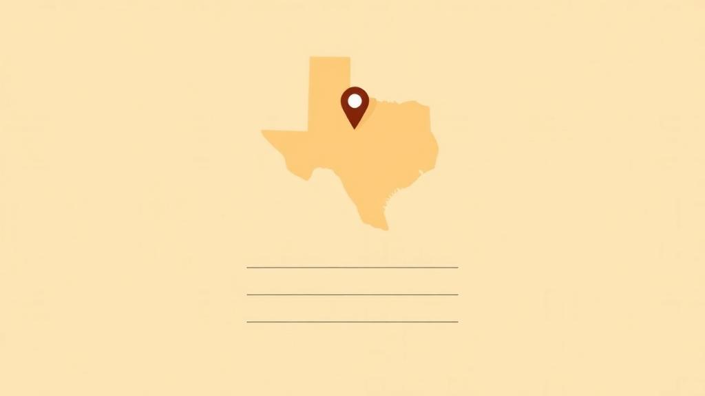 Illustration of a US map with a location pin above a short form
